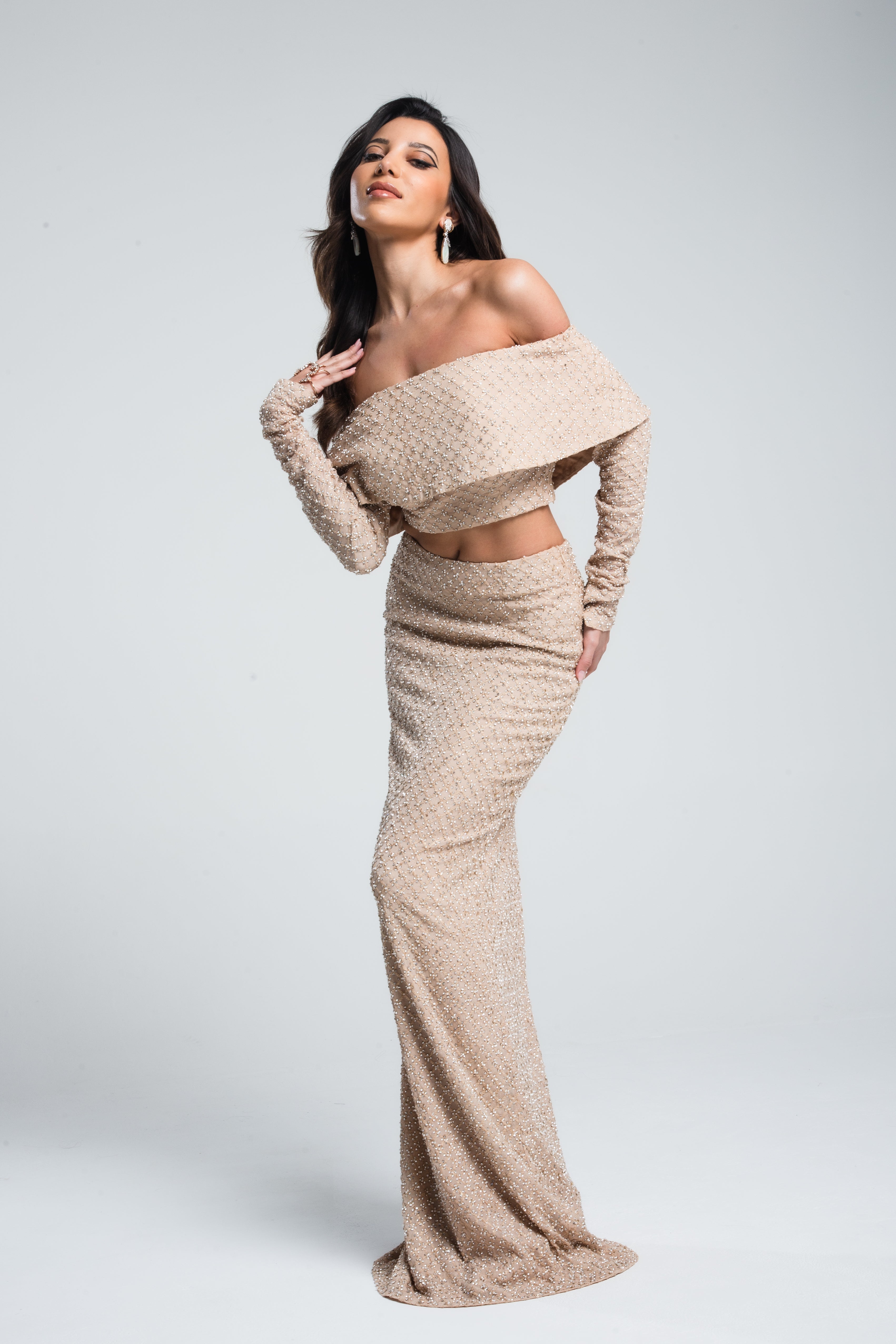 Criss Cross Bardot Top