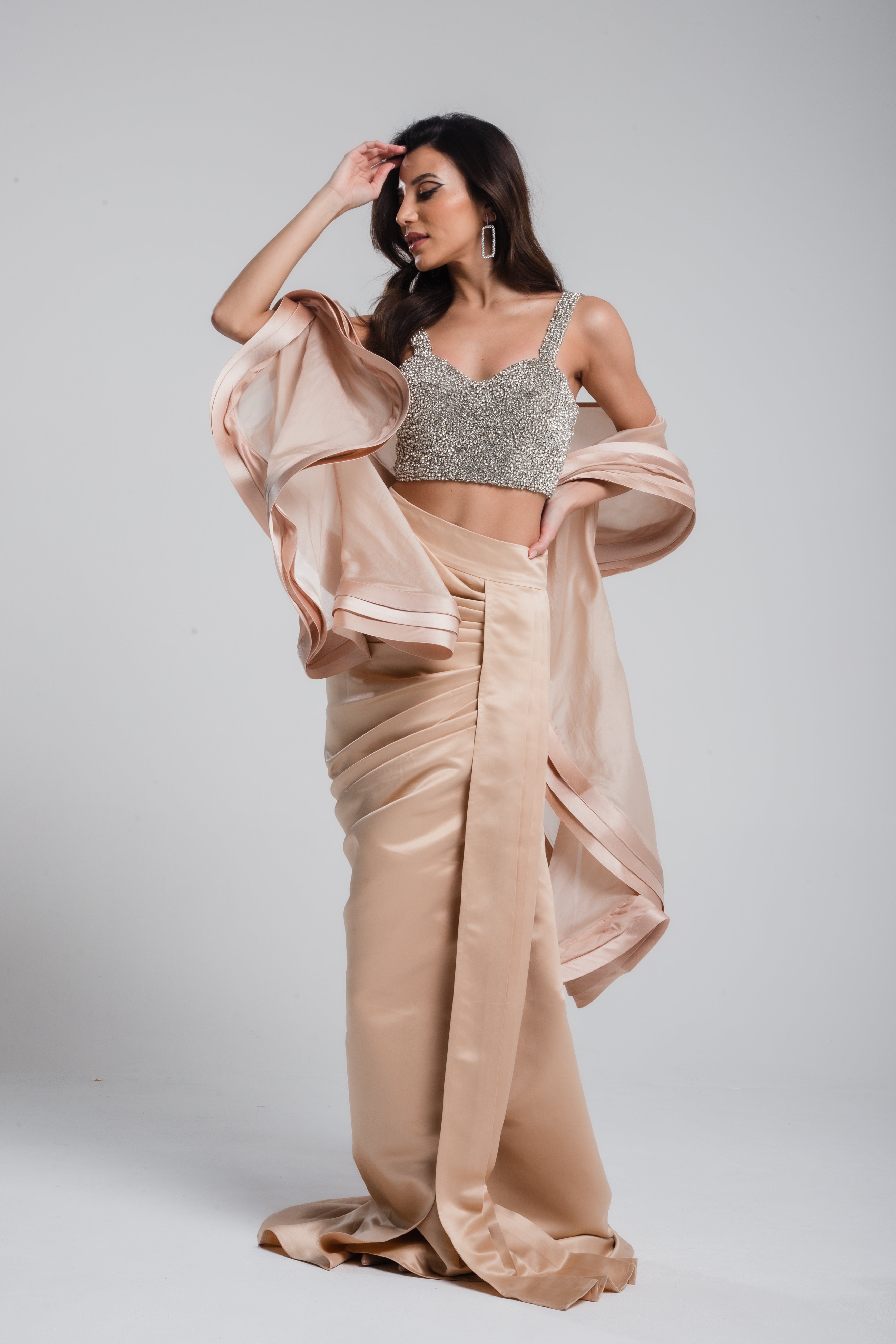 Stone Bustier Silver